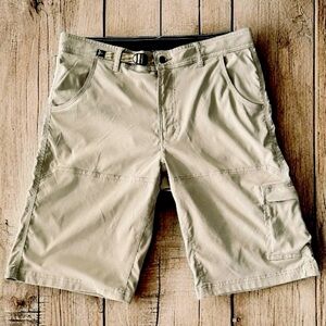 Prana Men's Zion Tan Cargo Shorts